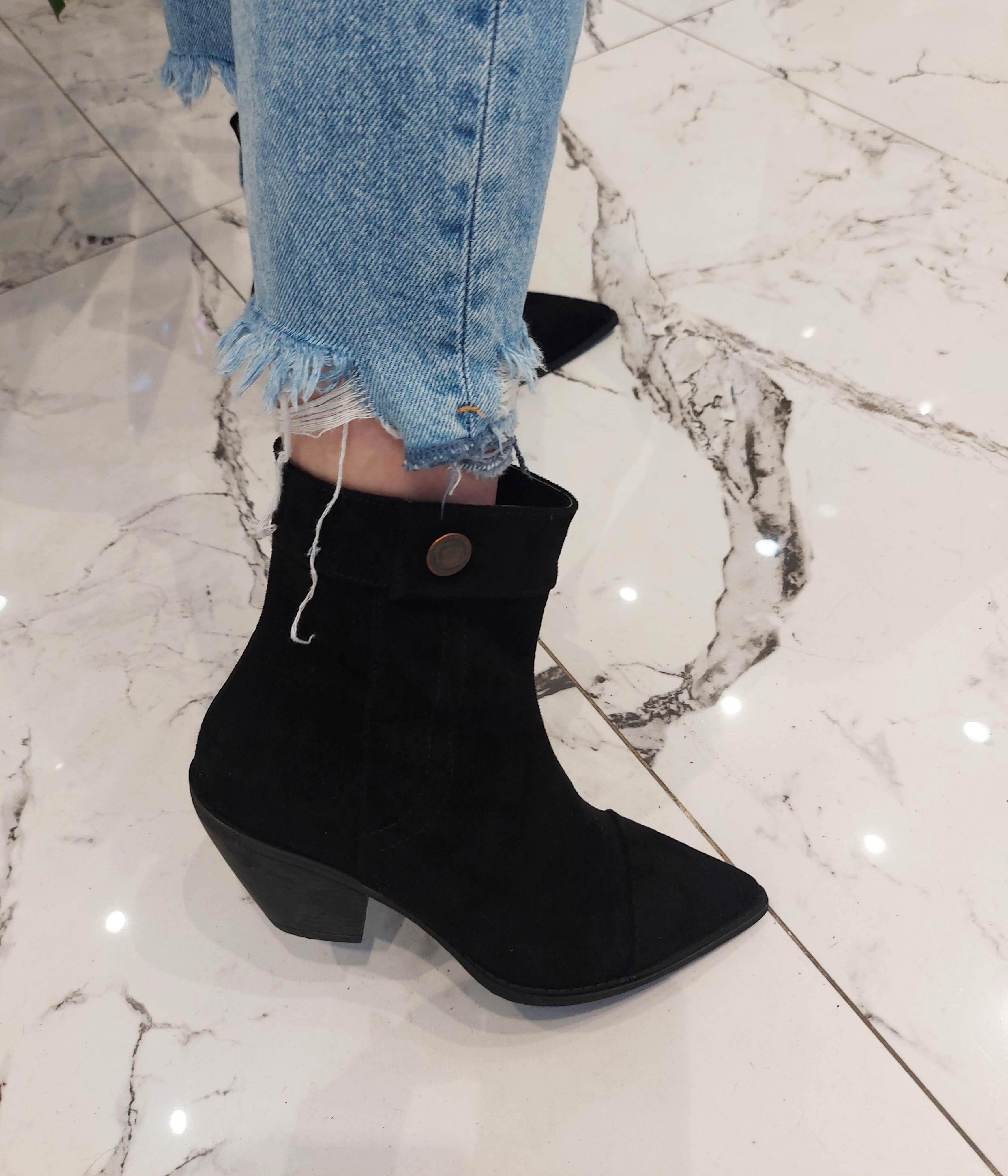 Hard Siyah Yandan Fermuarlı Dallas Bot