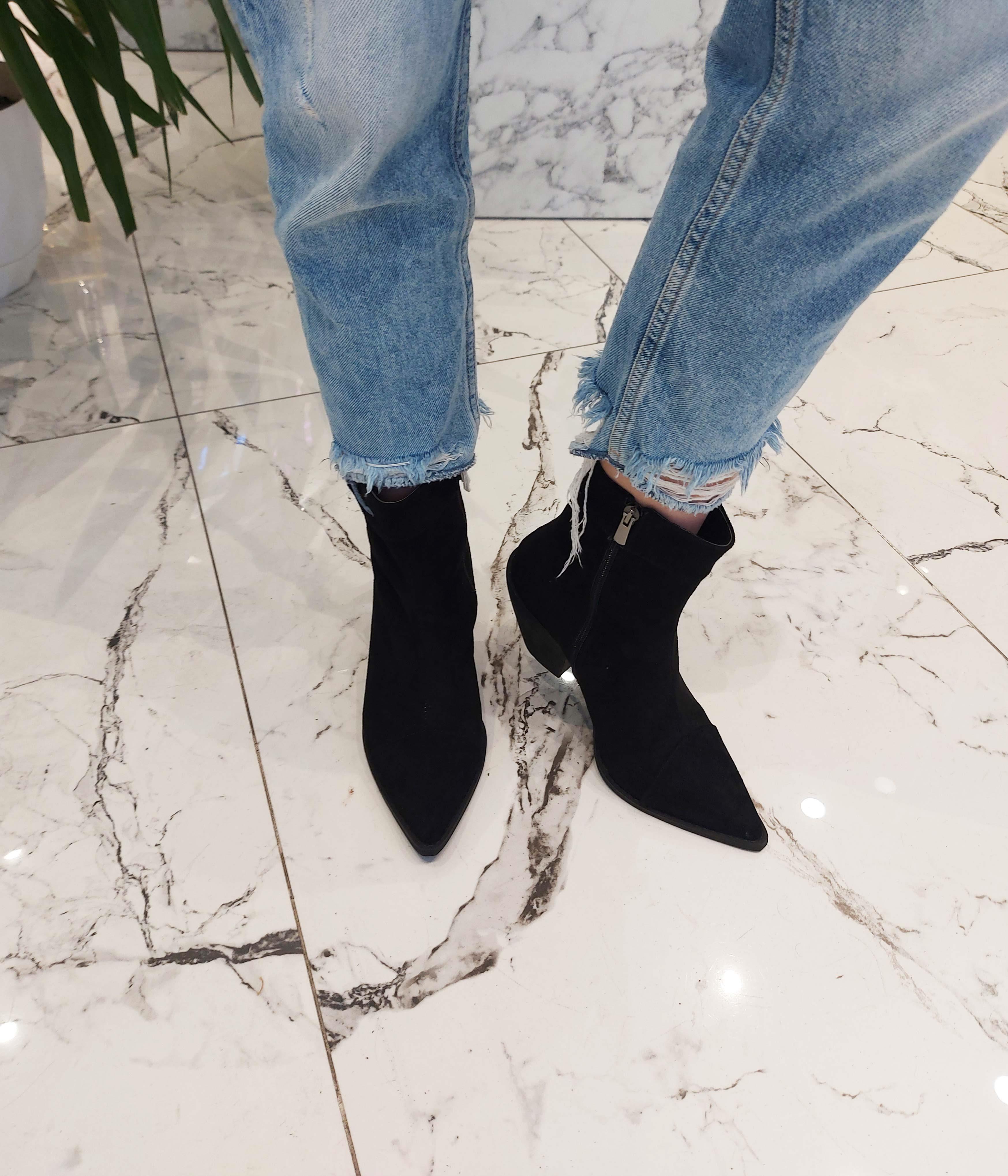 Hard Siyah Yandan Fermuarlı Dallas Bot