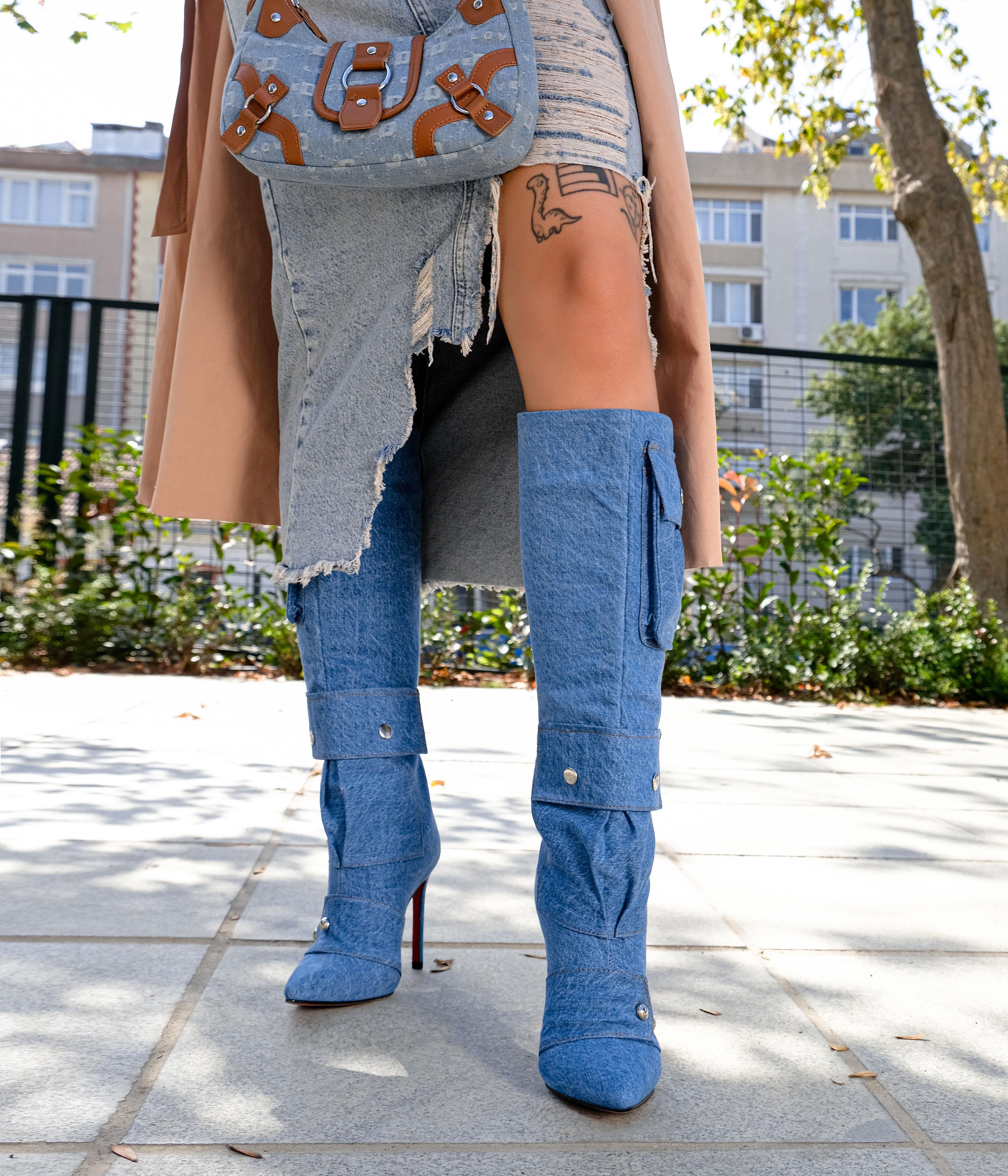 Javlo Denim Çizme 