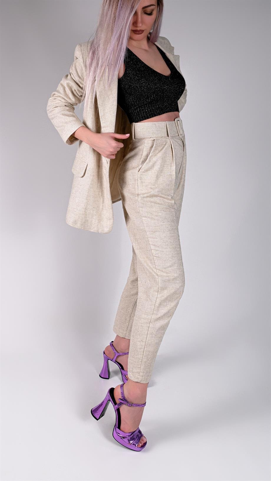 Lexi Mor Platformlu Sandalet 