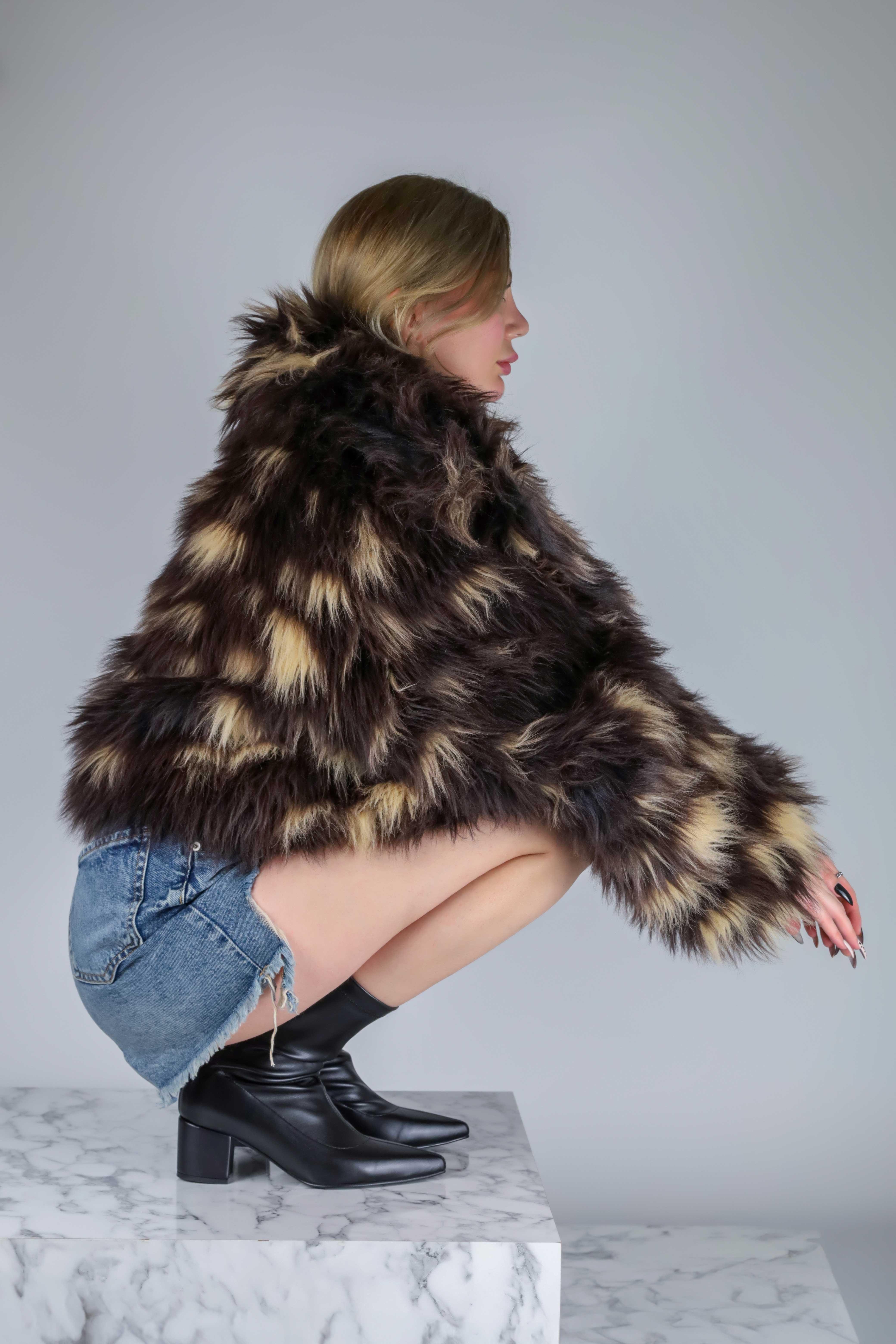 Wall Siyah Streç Deri Bot