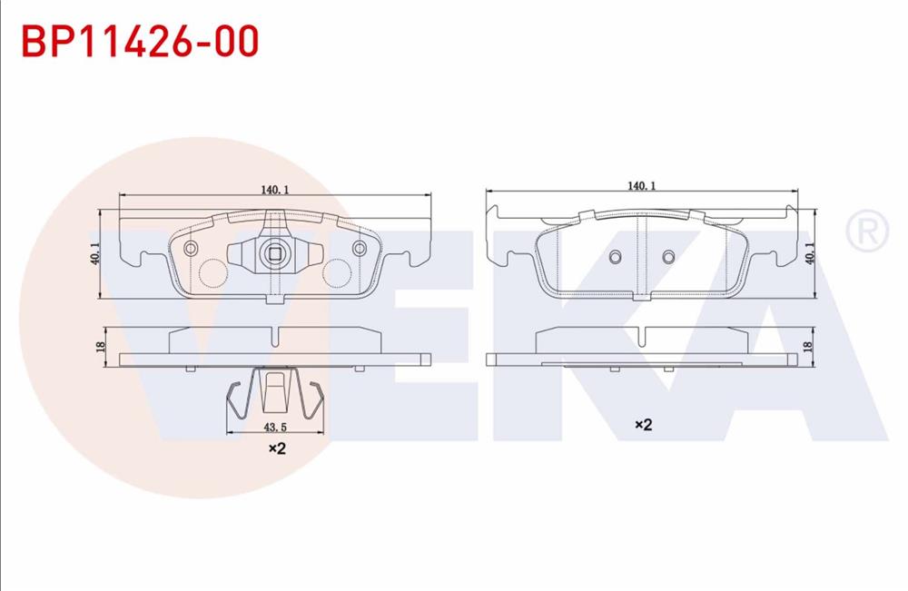 FREN BALATA ON DACIA DUSTER  FORFOUR 1.0 2014-