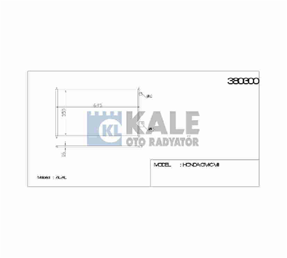 RADYATÖR KLİMA CIVIC 01-06