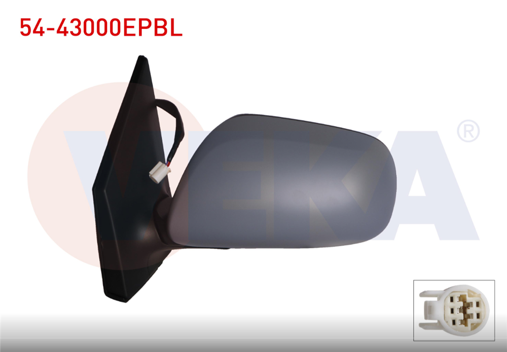 TOYOTA COROLLA 06-09 KAPI AYNASI SOL ELEKTRİKLİ-ASTARLI-KATLANIR (VEKA)