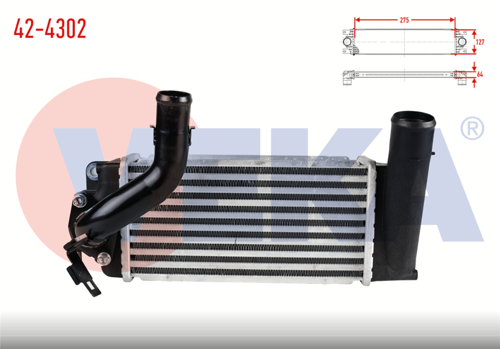 TOYOTA COROLLA 07-12 İNTERCOOLER ARA SOĞUTUCU 1,4 D-4D 17900-0N040 (VEKA)