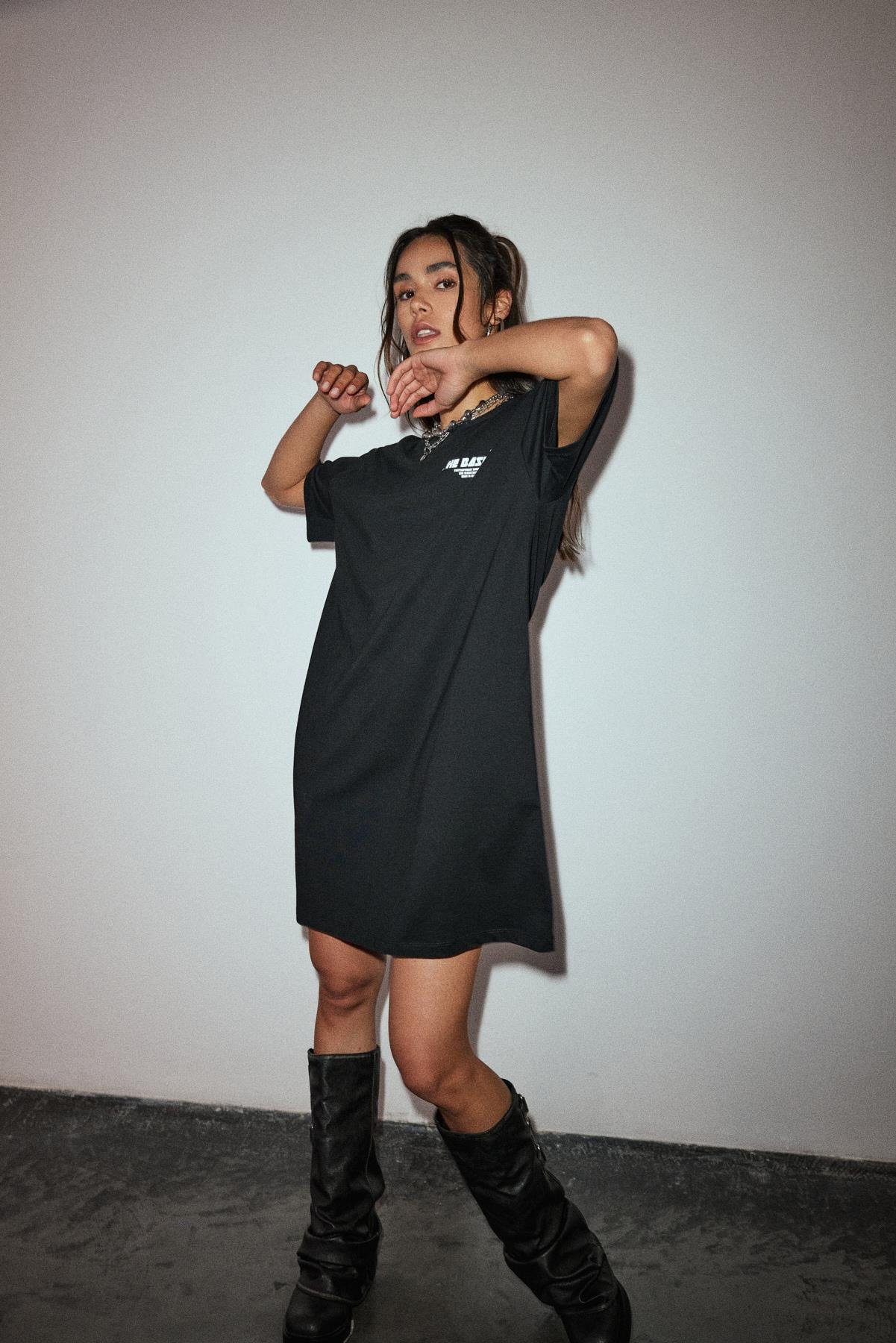 Oversize T-Shirt Elbise