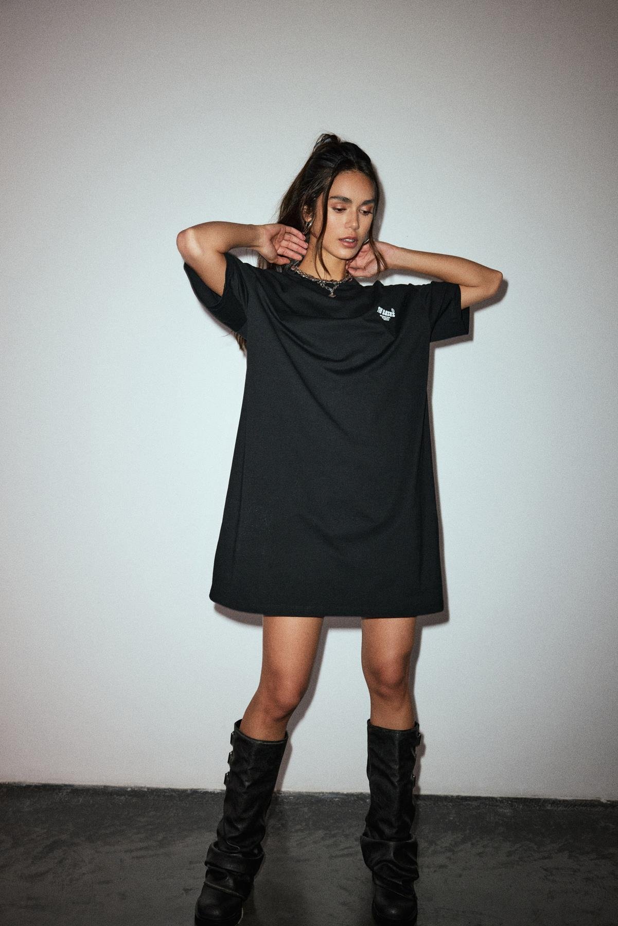 Oversize T-Shirt Elbise