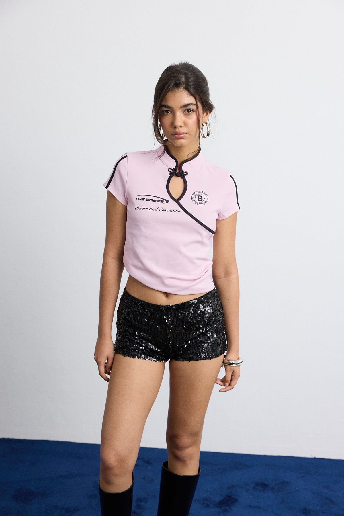 Pembe Qipao T-Shirt