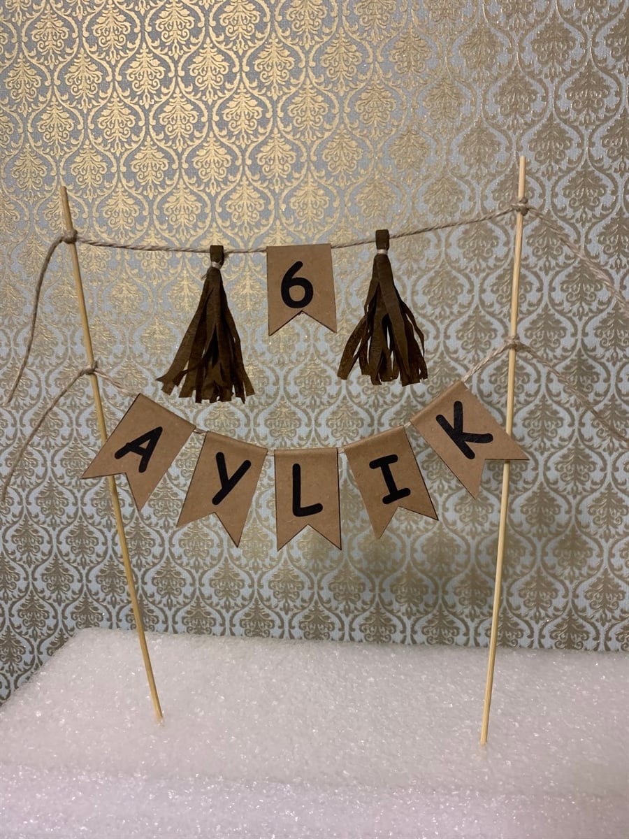 6 aylık pasta süsü