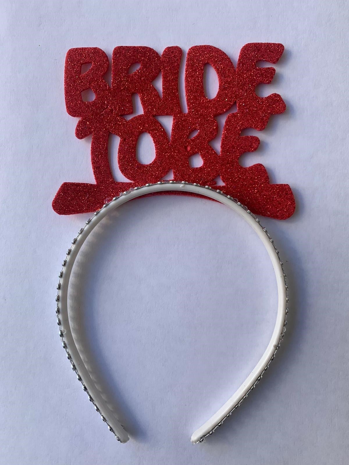 Bride To Be Taç Kırmızı 