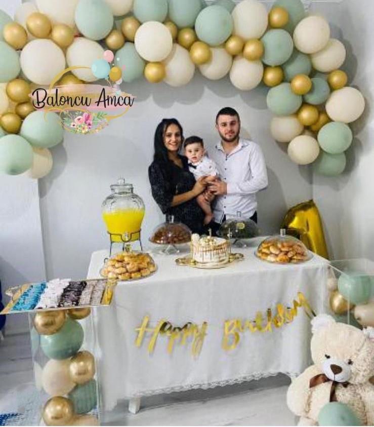 Küf yeşili, Beyaz ve Krom gold set