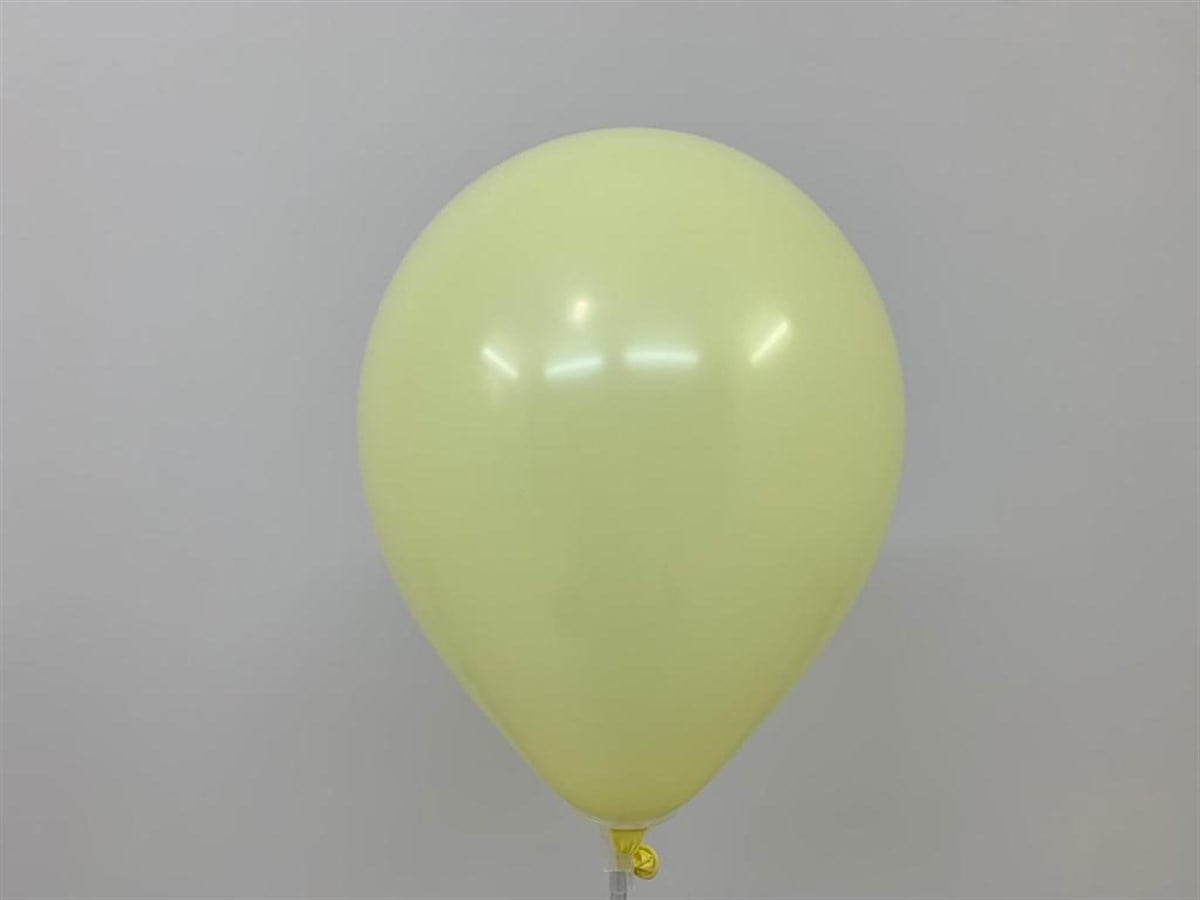 Makaron Sarı Balon 5 İnç - 10 Adet