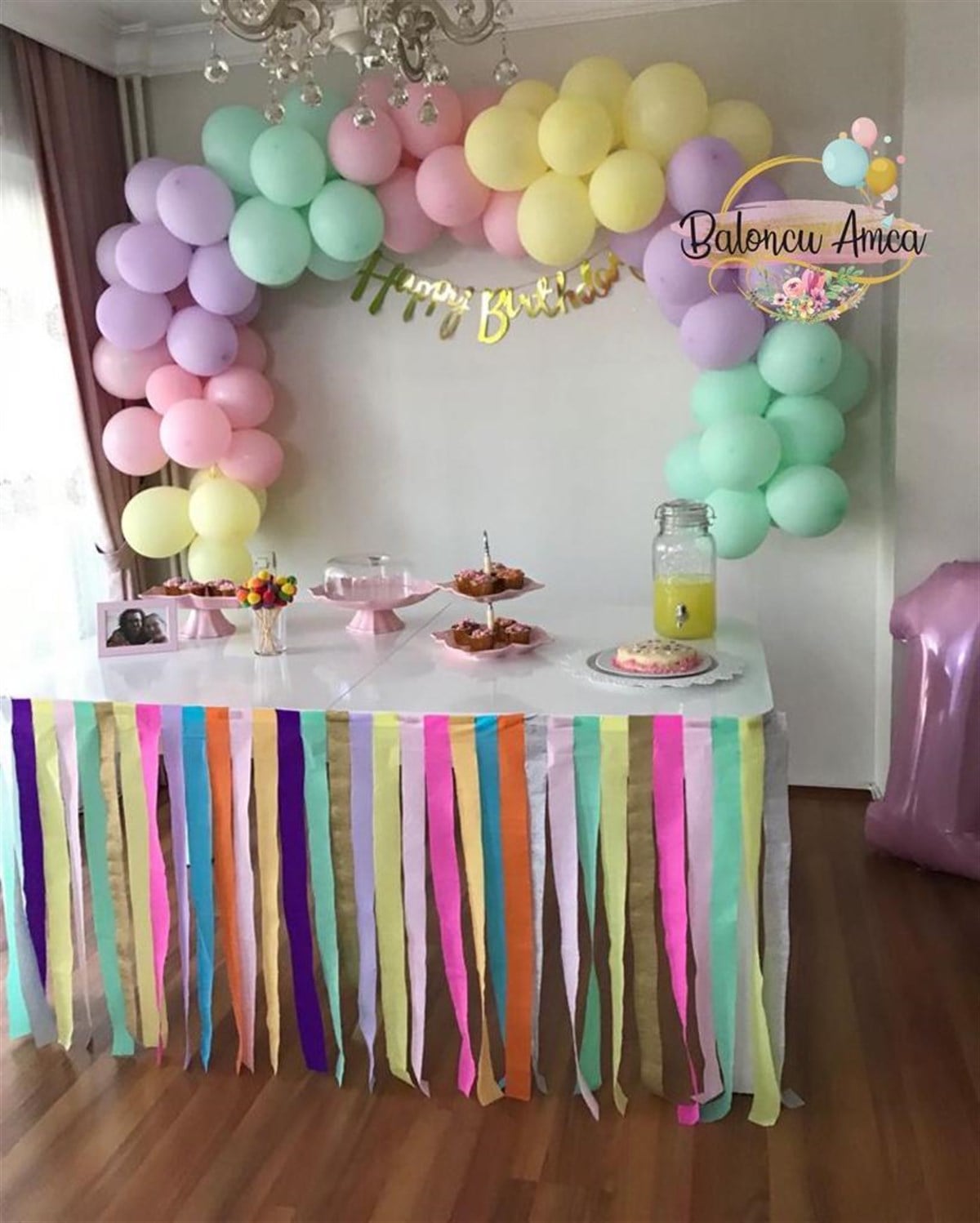 Pembeli 1 yaş konsepti