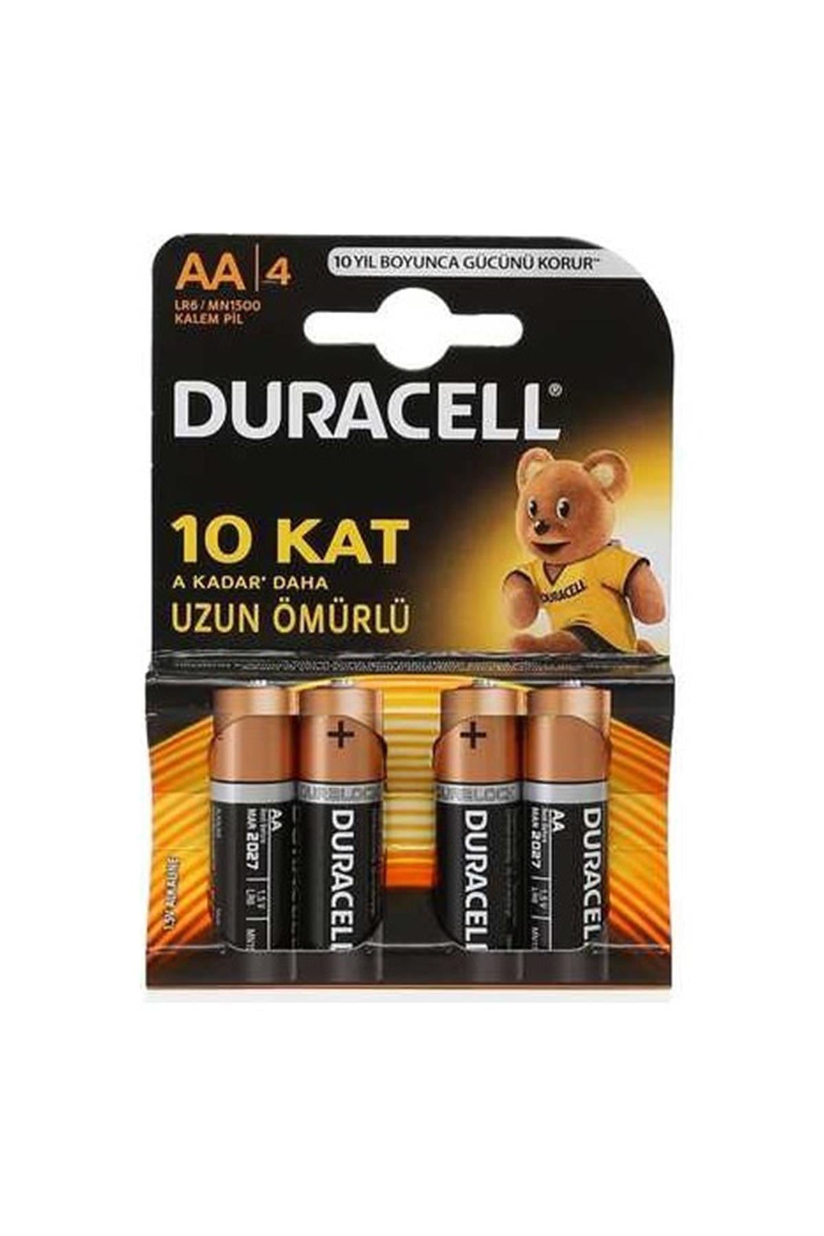 DURACELL AA KALEM PIL 4 LU