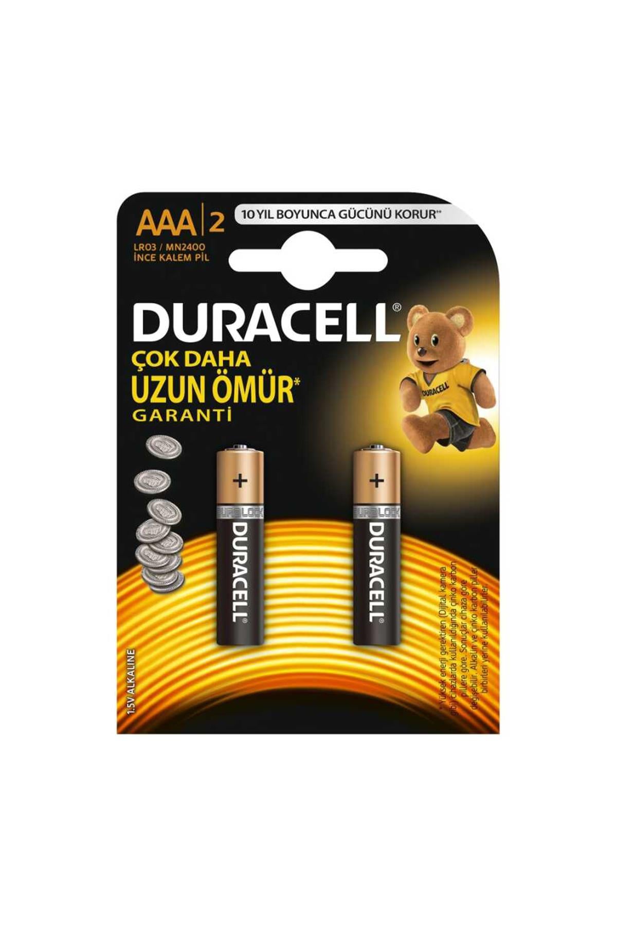 DURACELL INCE 2 LI KALEM PIL