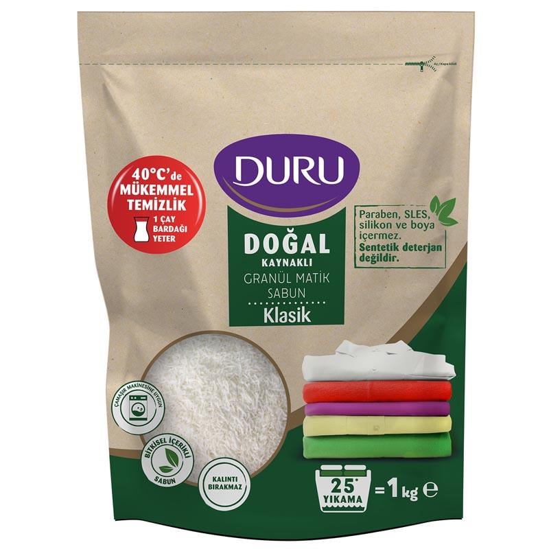 DURU DOĞAL GARNÜL MATİK SABUN KLASİK 1KG