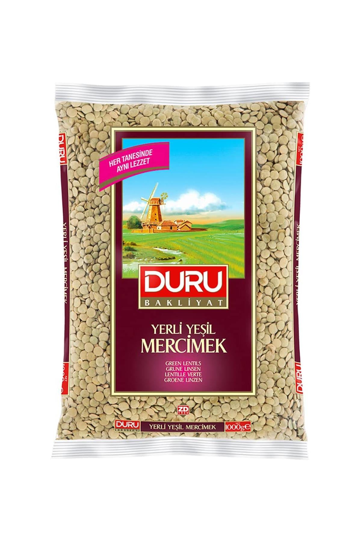DURU YESIL MERCIMEK 1000 GR