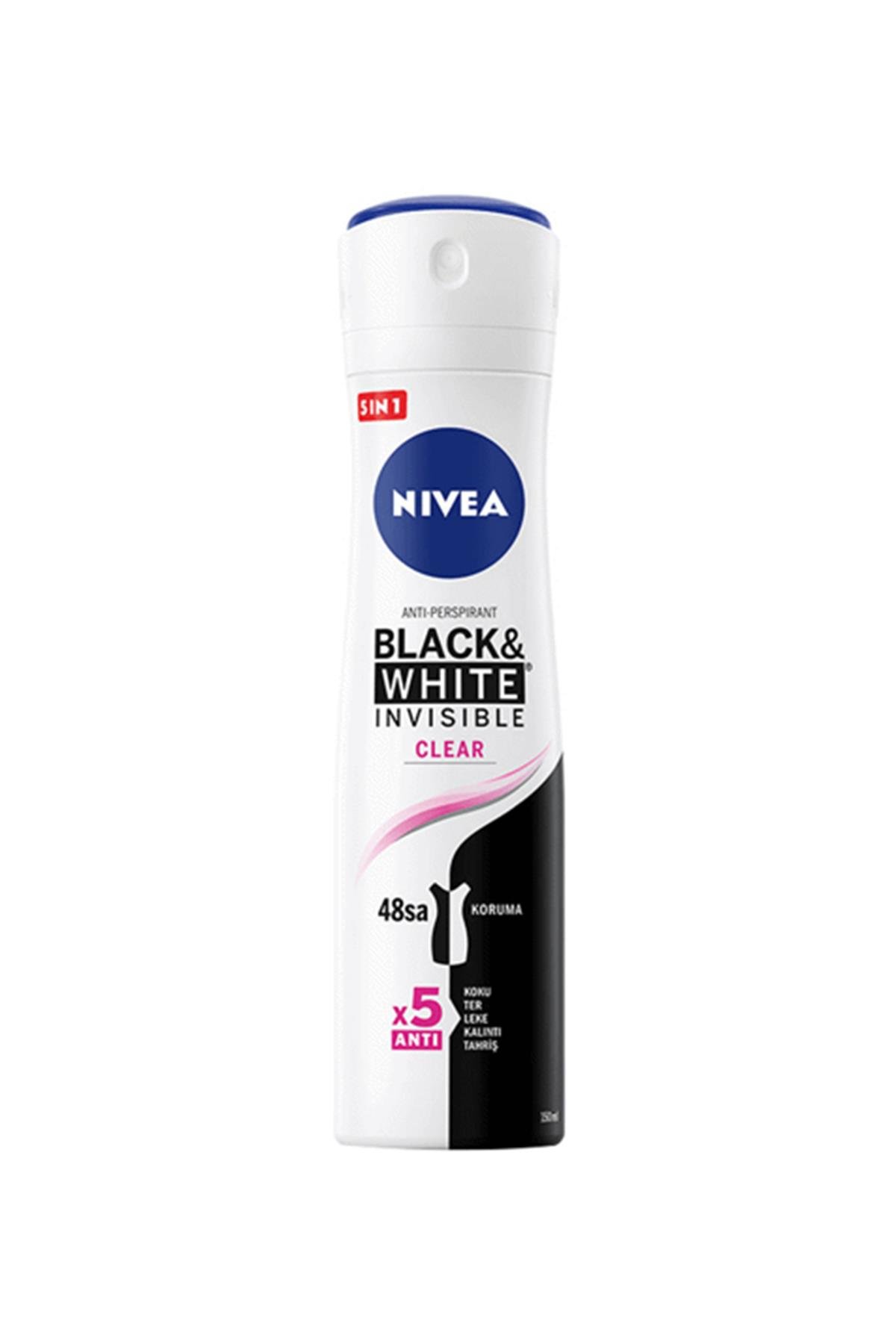 NIVEA SPREY INV B&W CLEAR 150 ML KDN