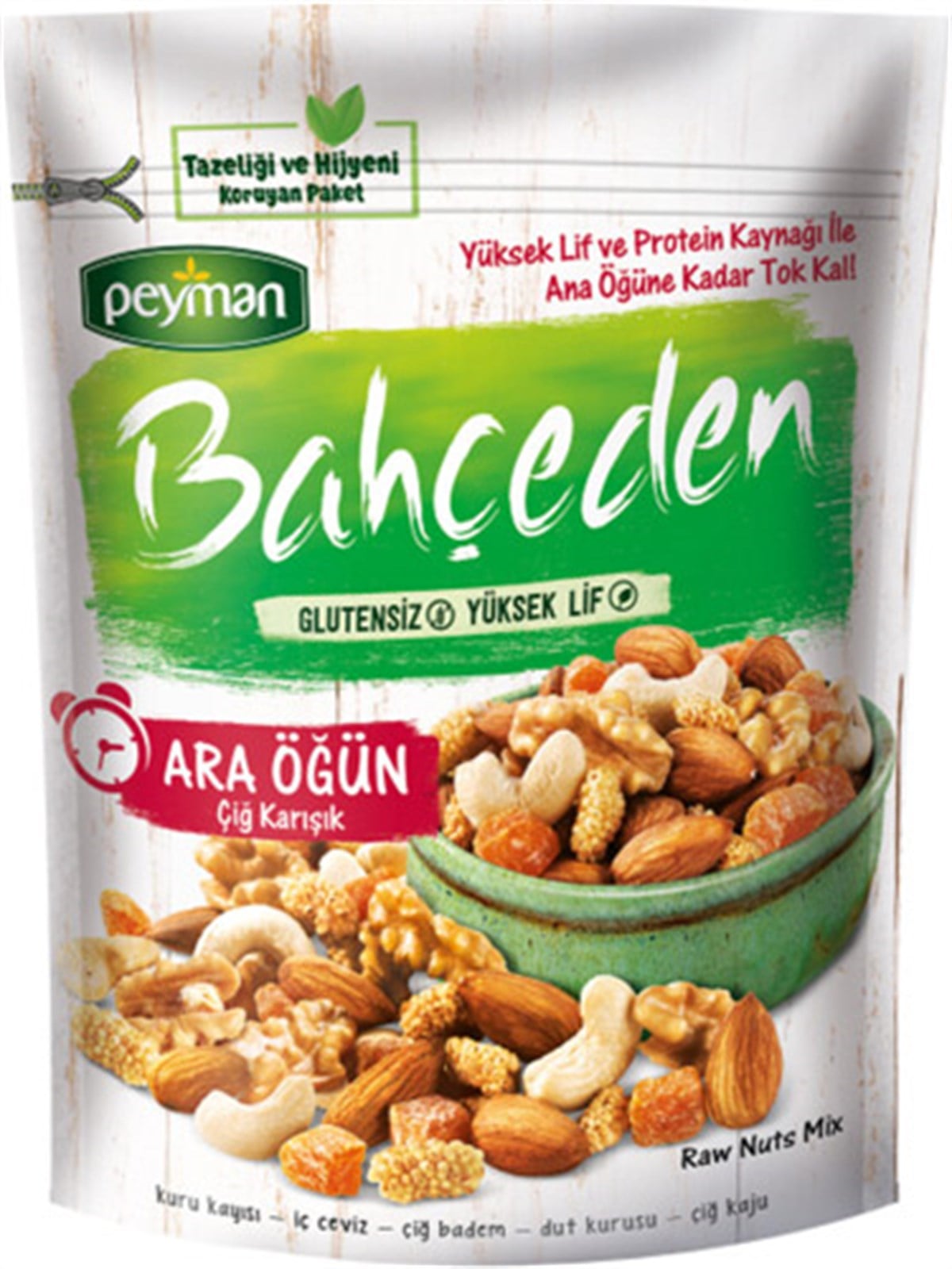 PEYMAN ÇİĞ KARIŞIK ARA ÖĞÜN 140 GR