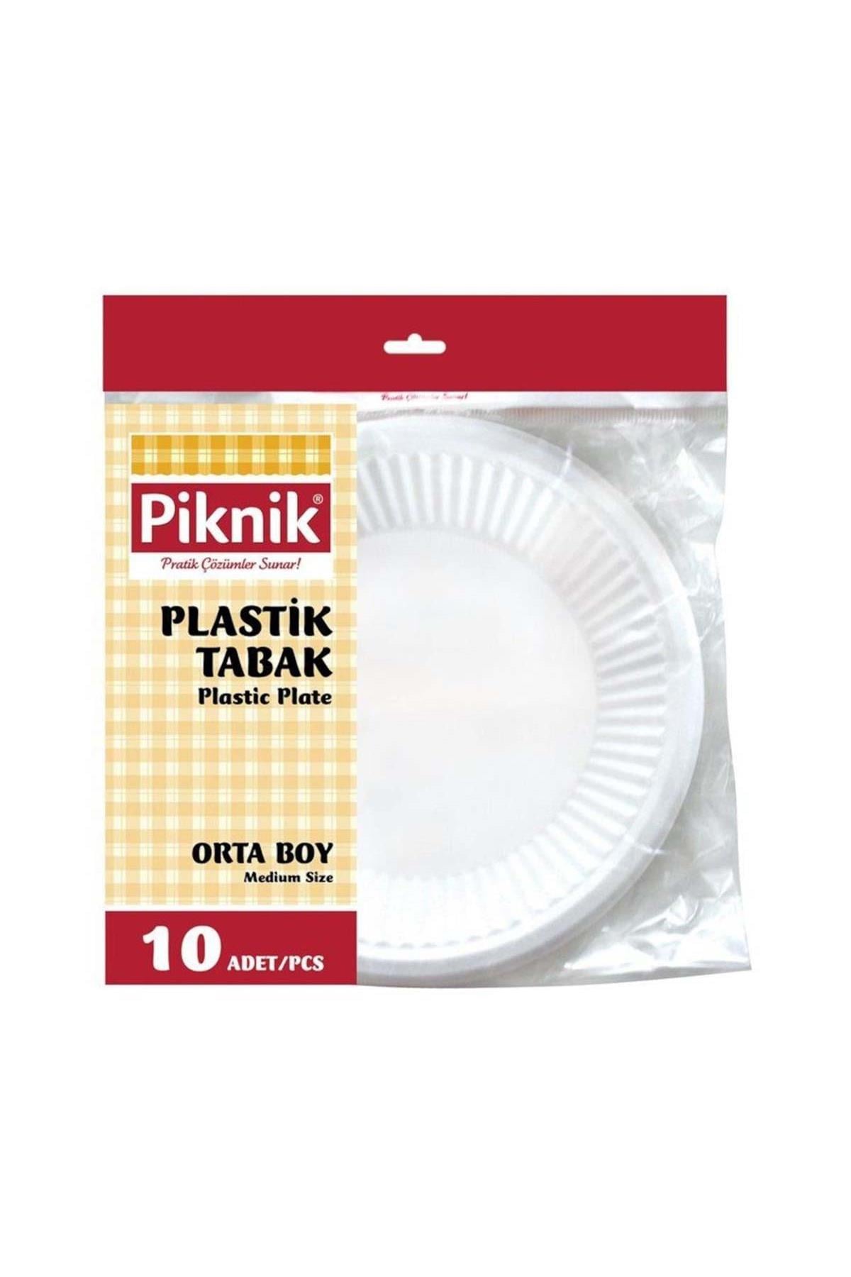 PİKNİK KÜÇÜK 10LU ORTA BOY KAĞIT TABAK