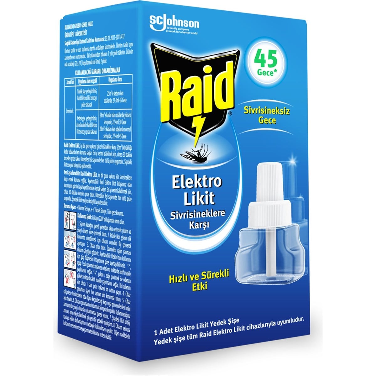 RAID ELEKTO LIKIT YEDEK SISE