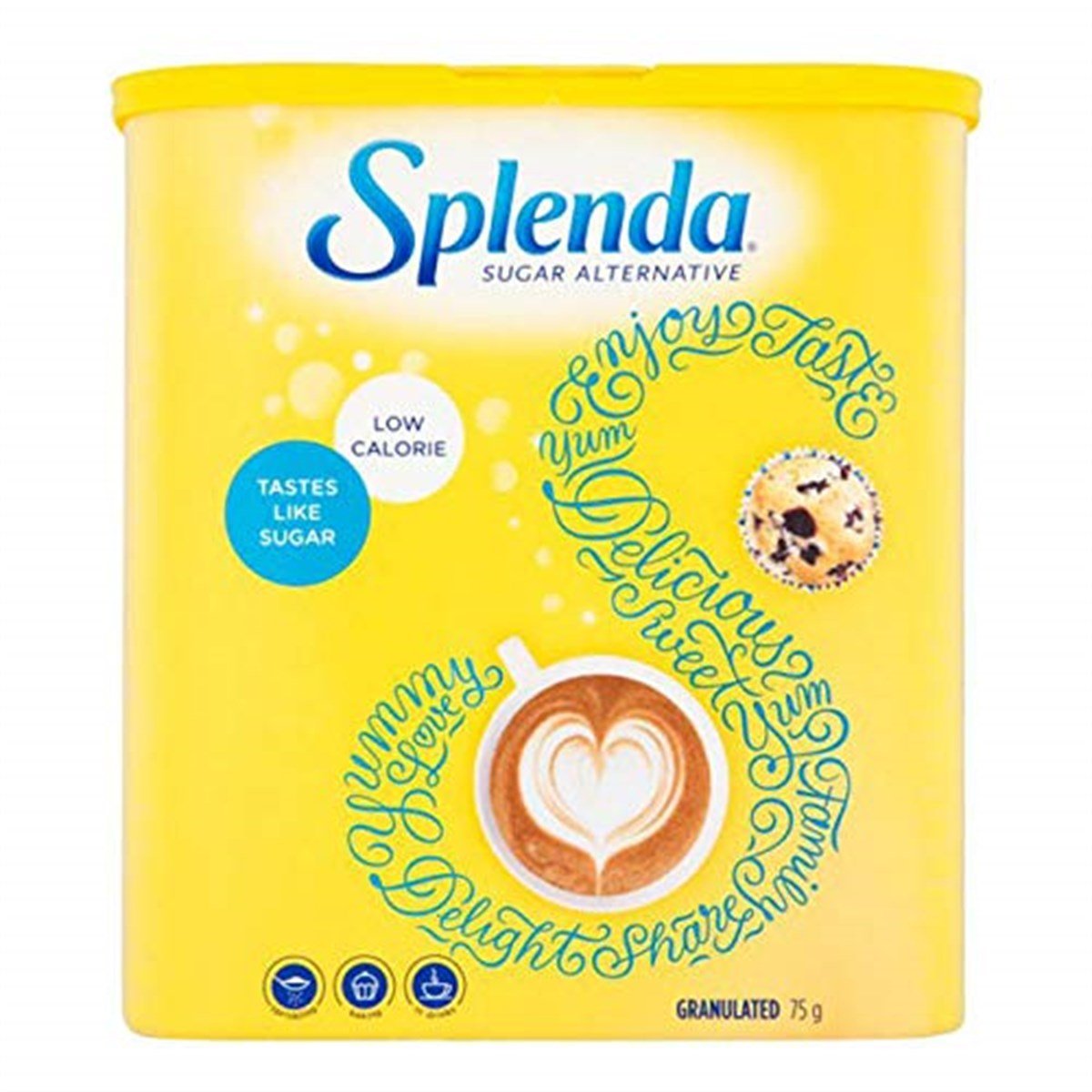 SPLENDA LOW CALORIE TASTES LIKE SUGAR 75 G