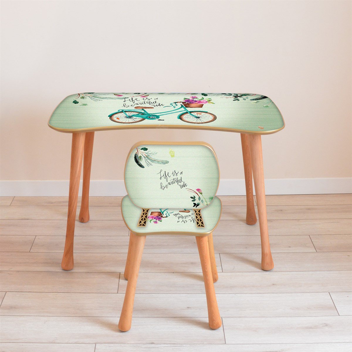 Bisiklet Çalışma Masa Seti (5-9 Yaş)