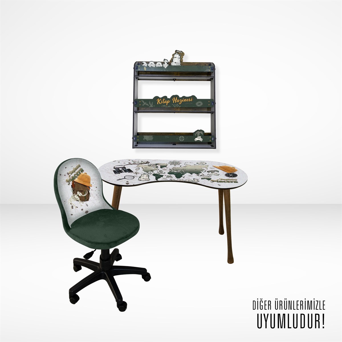 EXPLORER ÜÇLÜ DUVAR RAFI