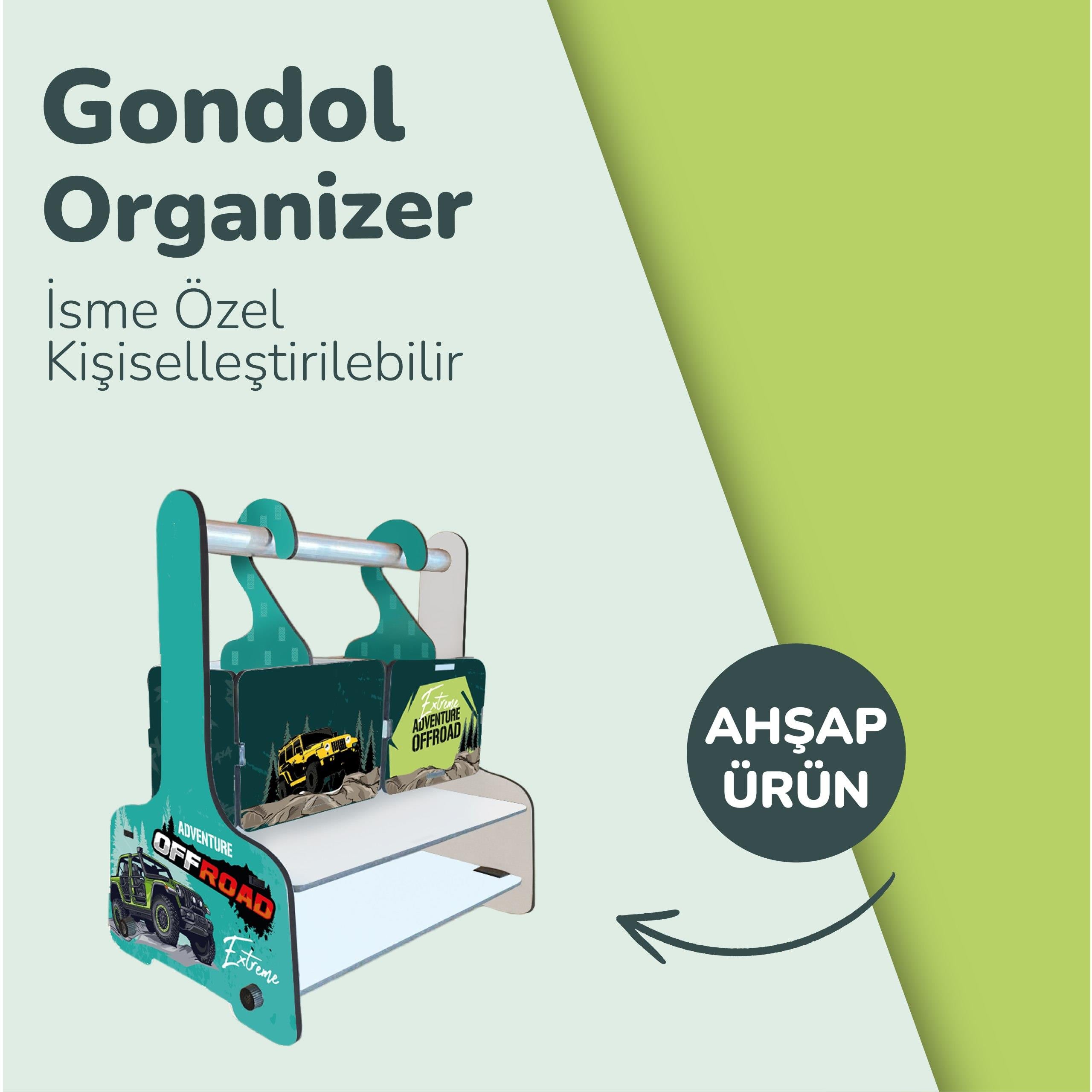 POPCORN GONDOL ORGANIZER ERKEK