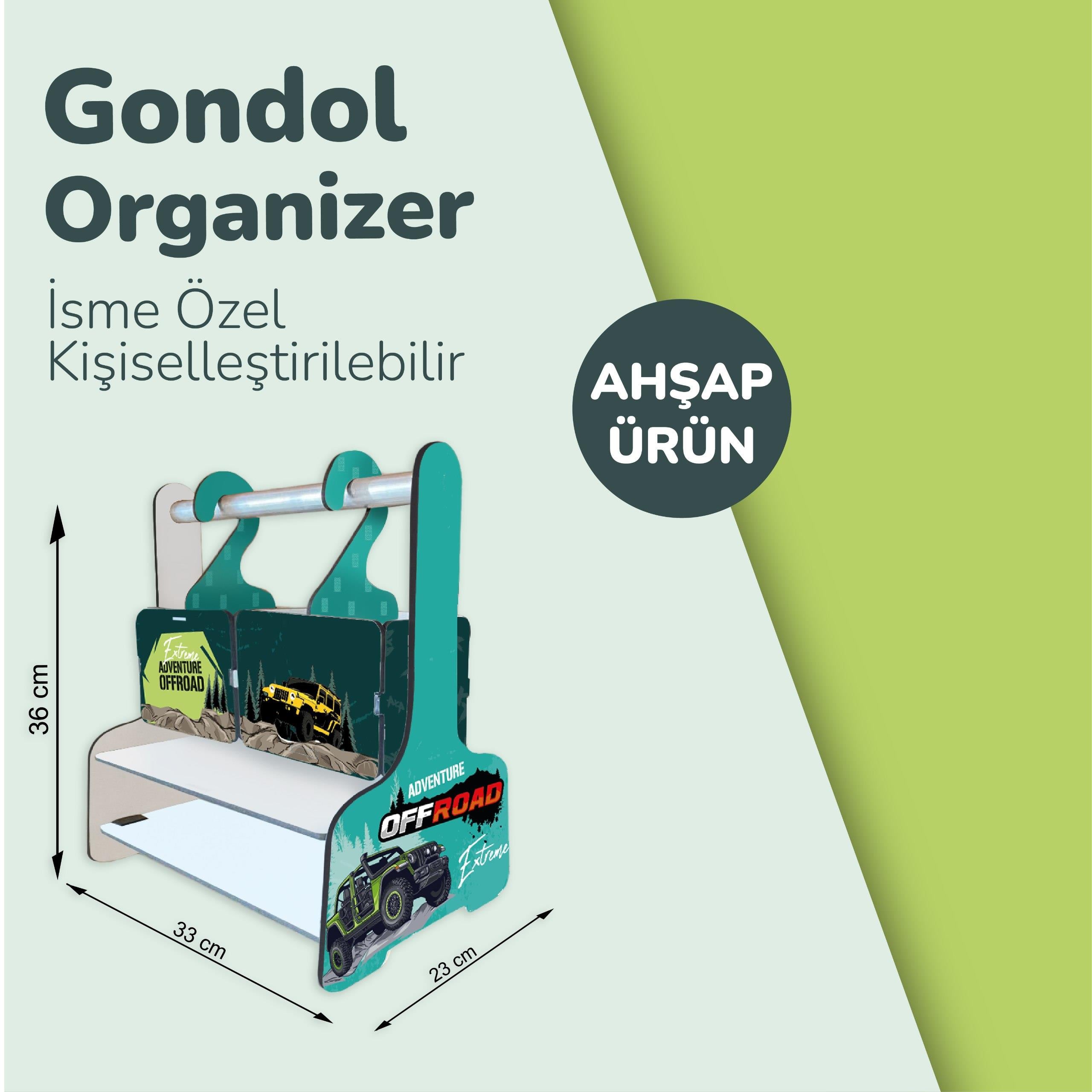 POPCORN GONDOL ORGANIZER ERKEK