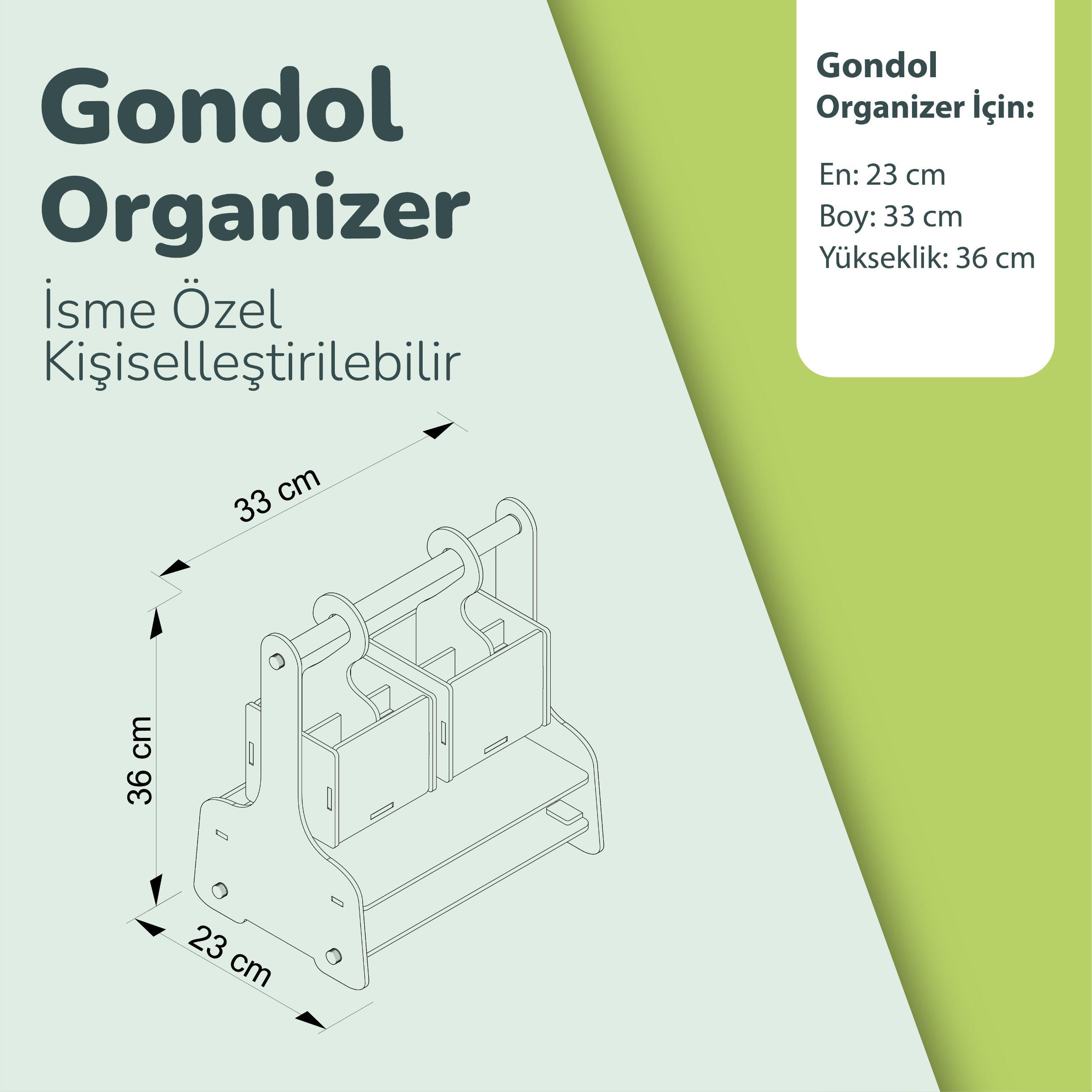 POPCORN GONDOL ORGANIZER ERKEK