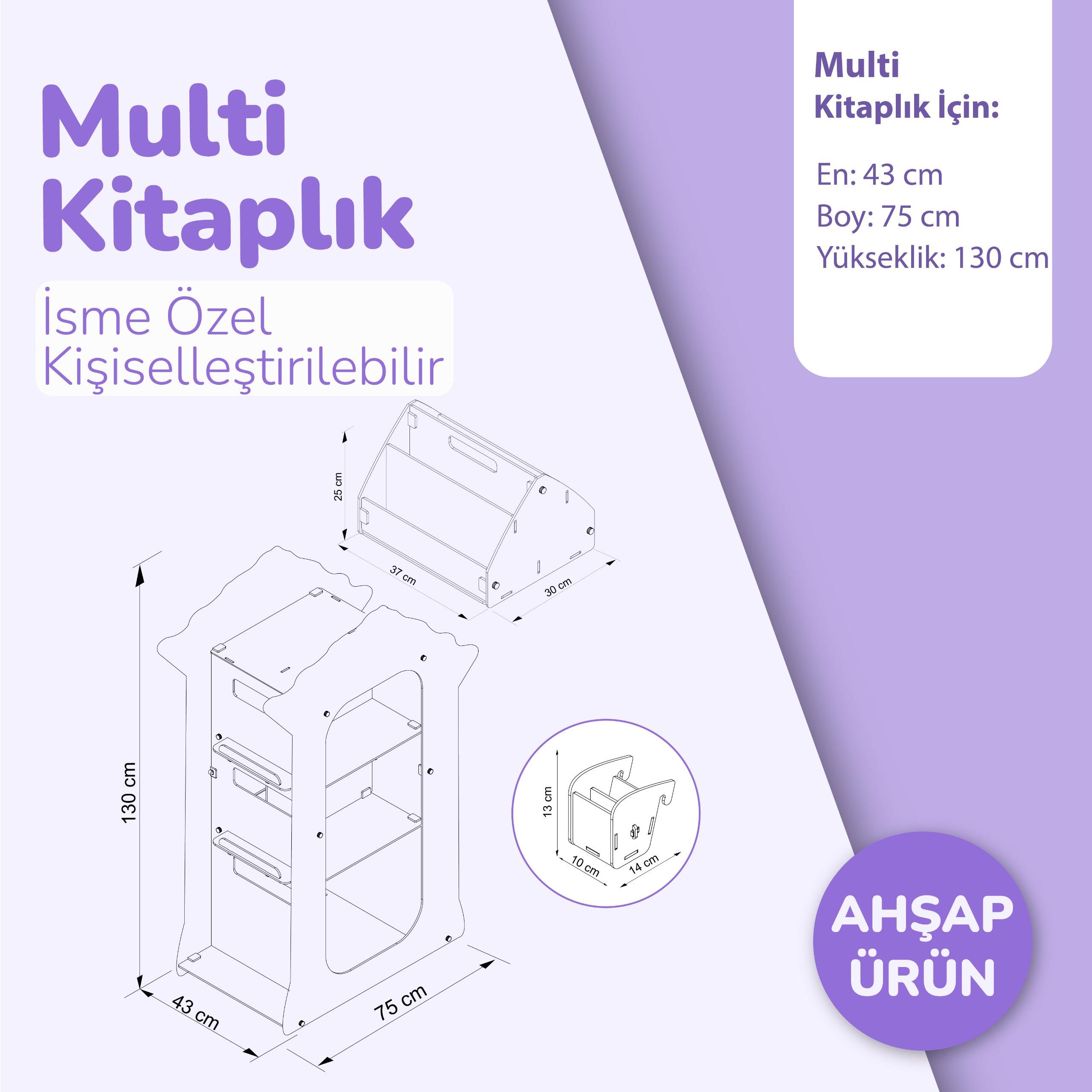 POPCORN MULTİ KIZ KİTAPLIK