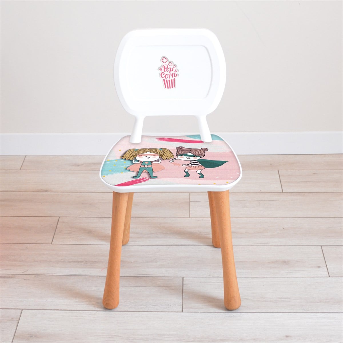 Power Girl Sandalyeli Aktivite Masa Seti (2-4 Yaş)