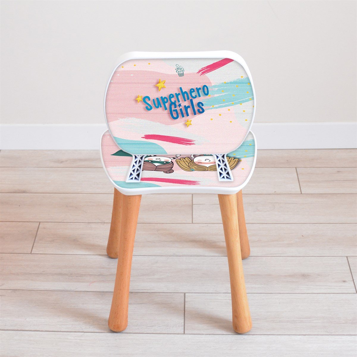 Power Girl Sandalyeli Aktivite Masa Seti (2-4 Yaş)