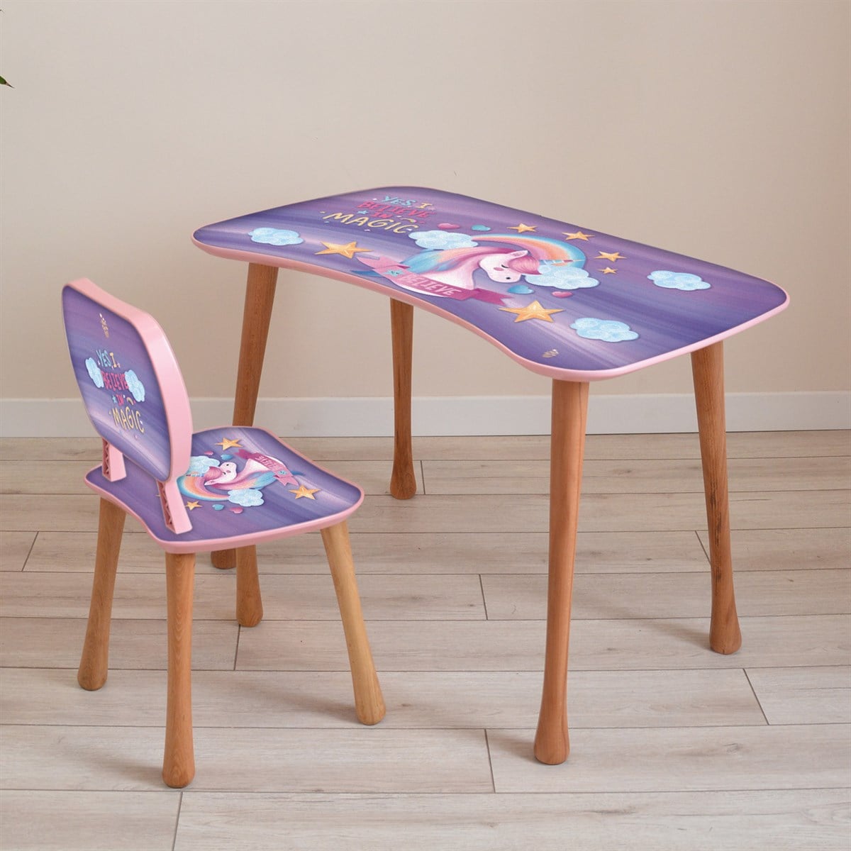 Unicorn Çalışma Masa Seti (5-9 Yaş)