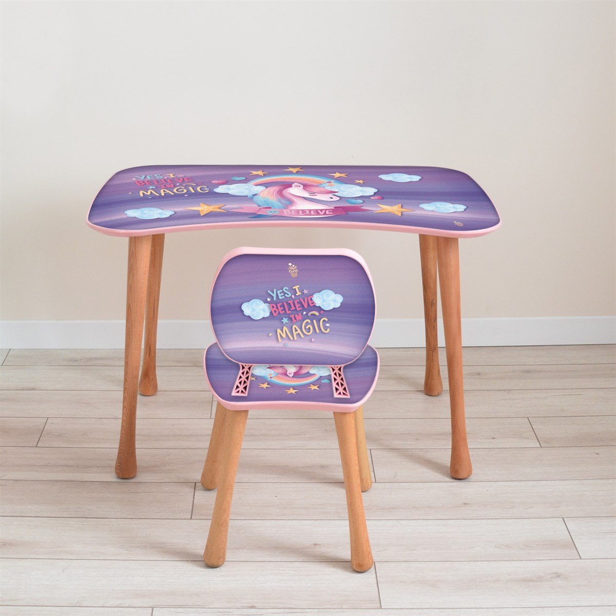 Unicorn Çalışma Masa Seti (5-9 Yaş)