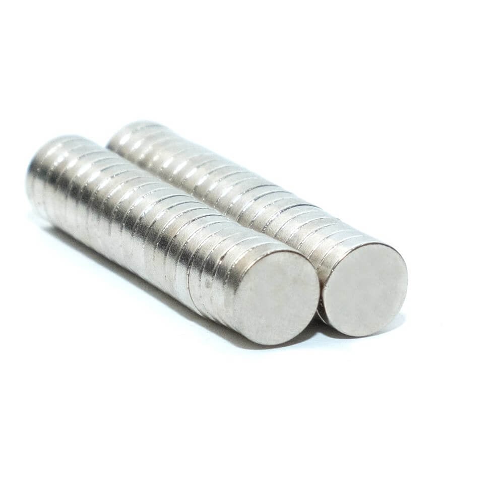 10mm X 2mm - Yuvarlak Güçlü Neodyum Mıknatıs