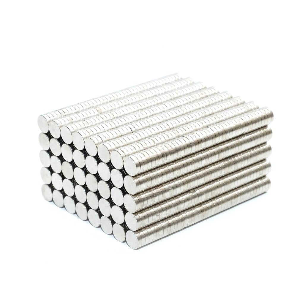 10mm X 2mm - Yuvarlak Güçlü Neodyum Mıknatıs