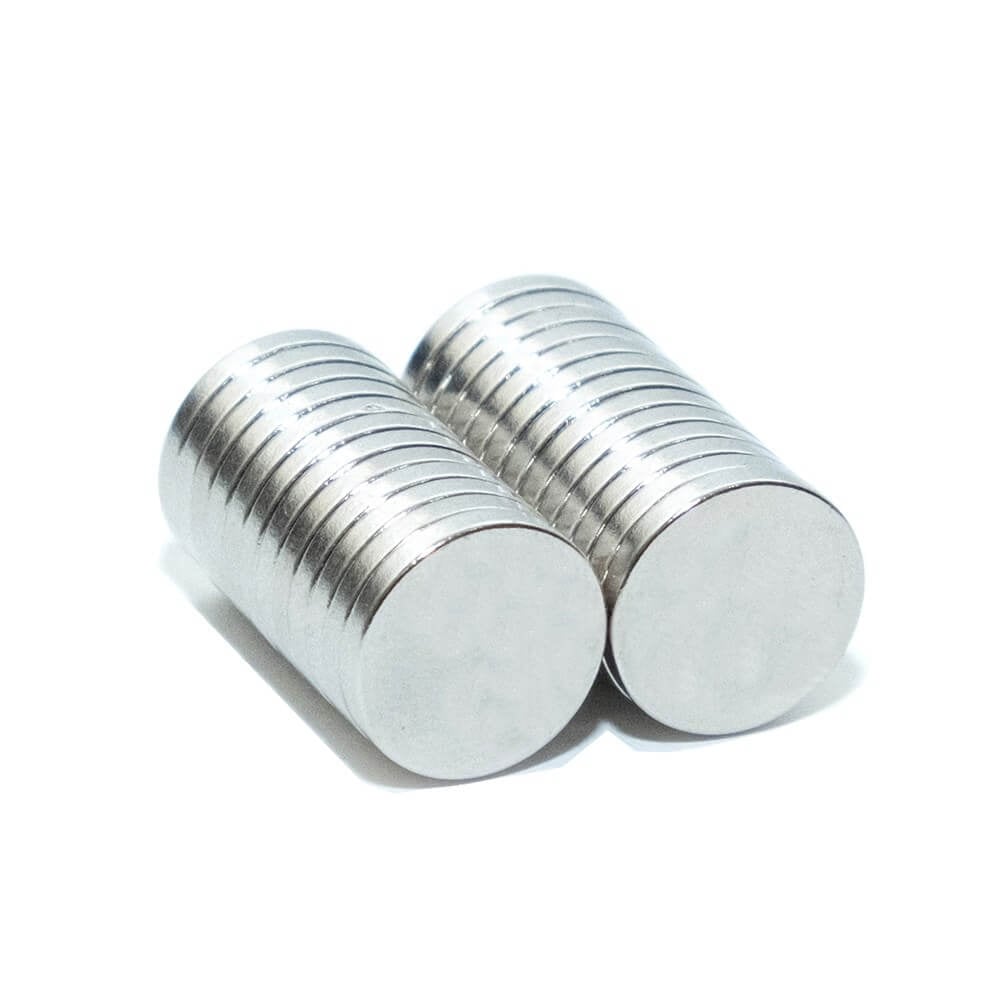 12mm X 1mm - Yuvarlak Güçlü Neodyum Mıknatıs