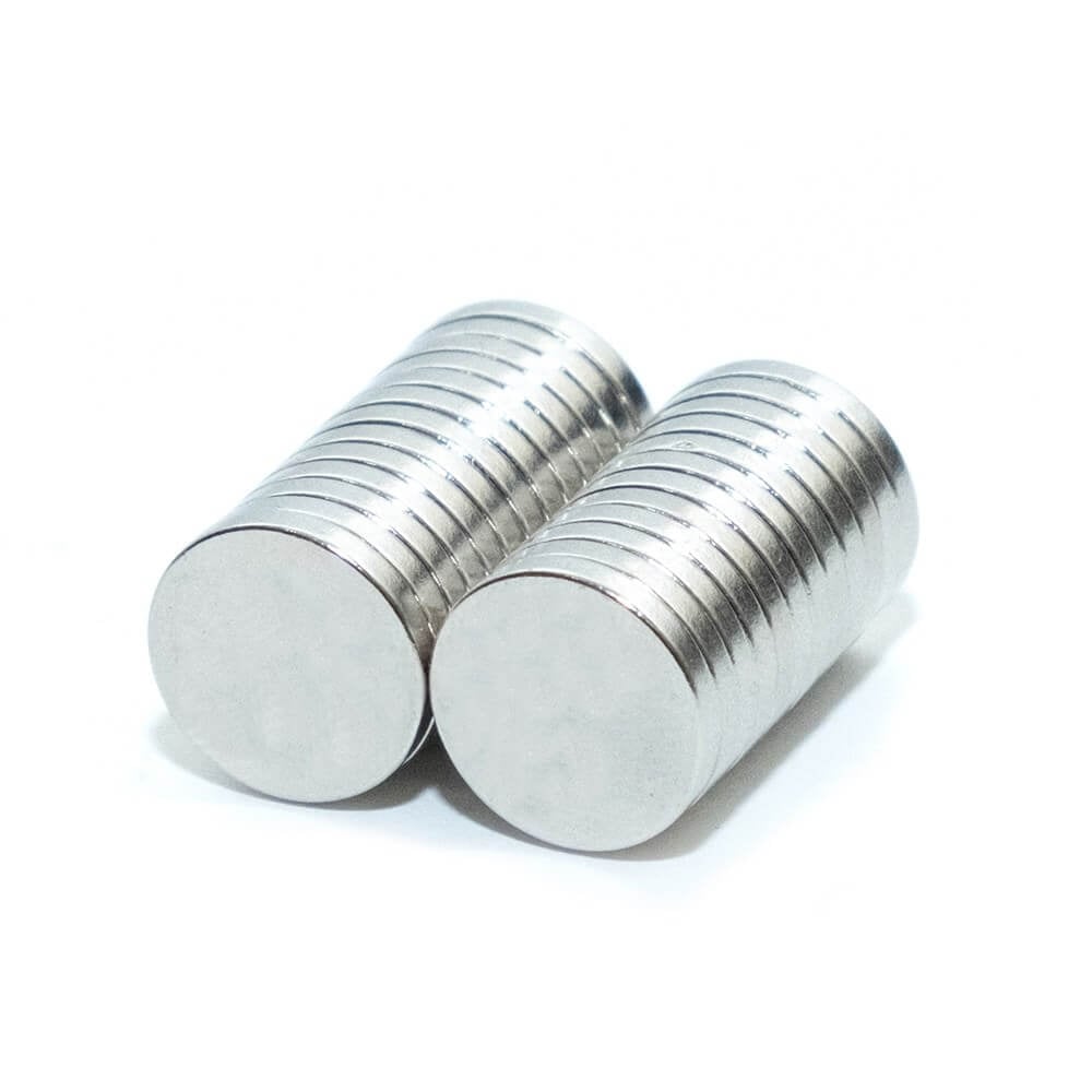 12mm X 2mm - Yuvarlak Güçlü Neodyum Mıknatıs