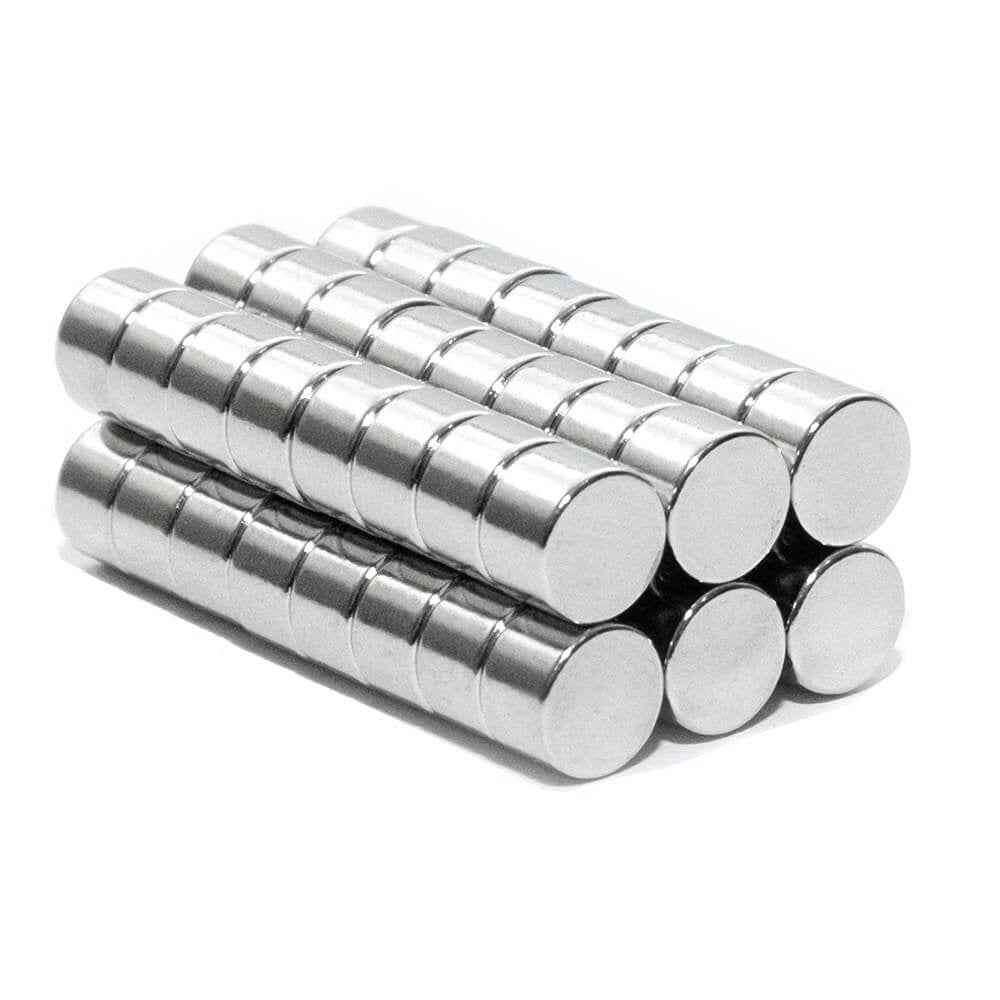 12mm X 5mm - Yuvarlak Güçlü Neodyum Mıknatıs