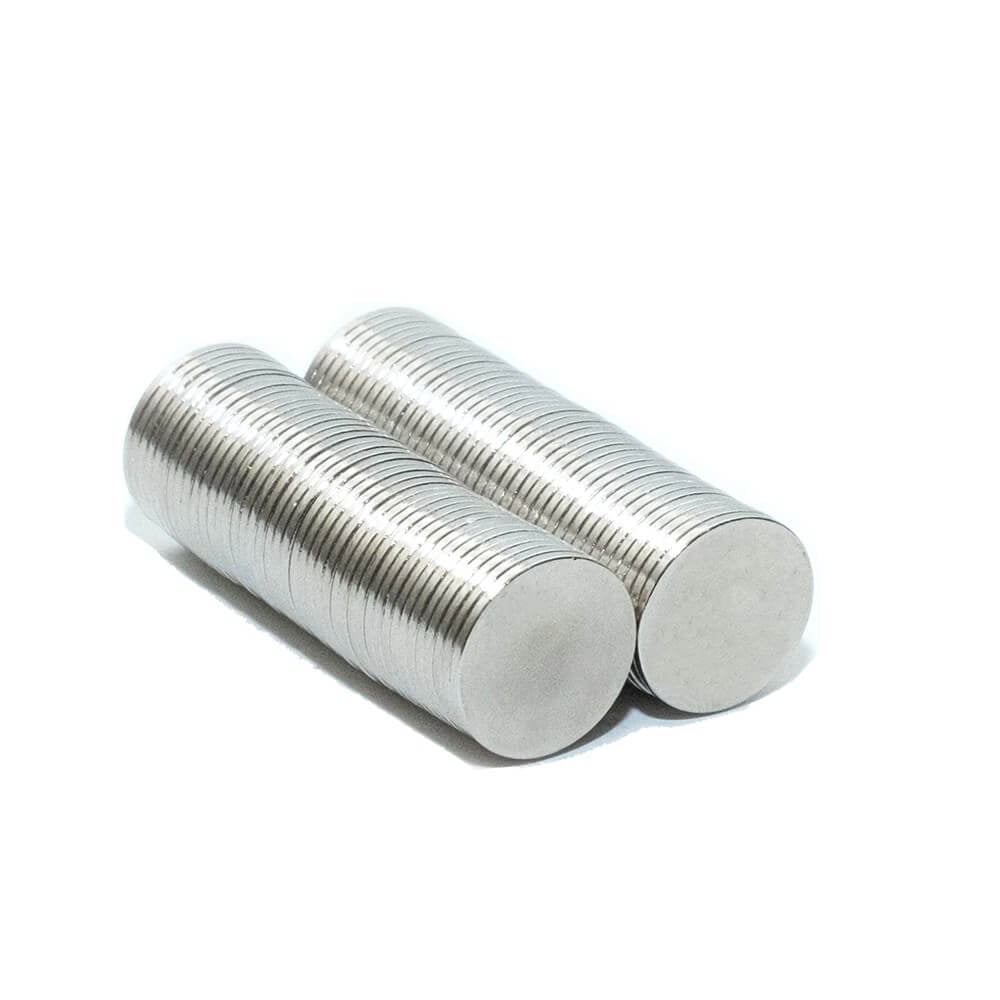 15mm X 1mm - Yuvarlak Güçlü Neodyum Mıknatıs