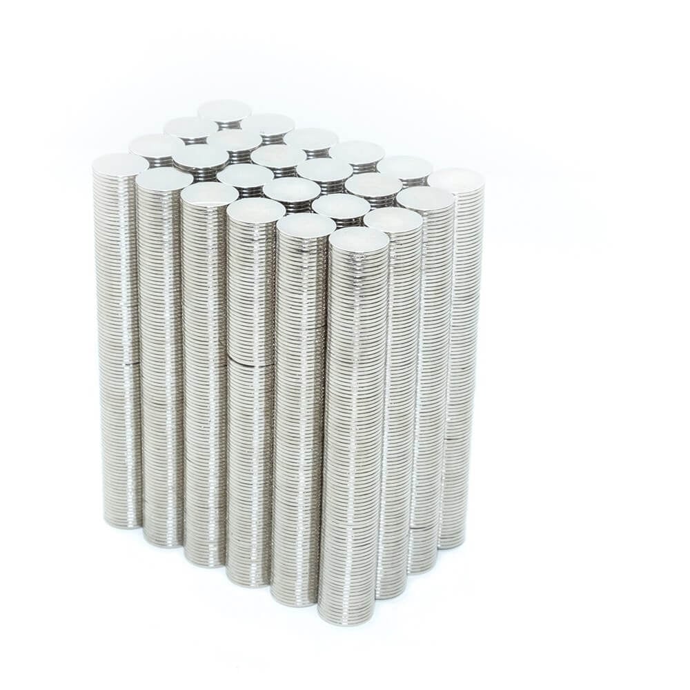 15mm X 1mm - Yuvarlak Güçlü Neodyum Mıknatıs