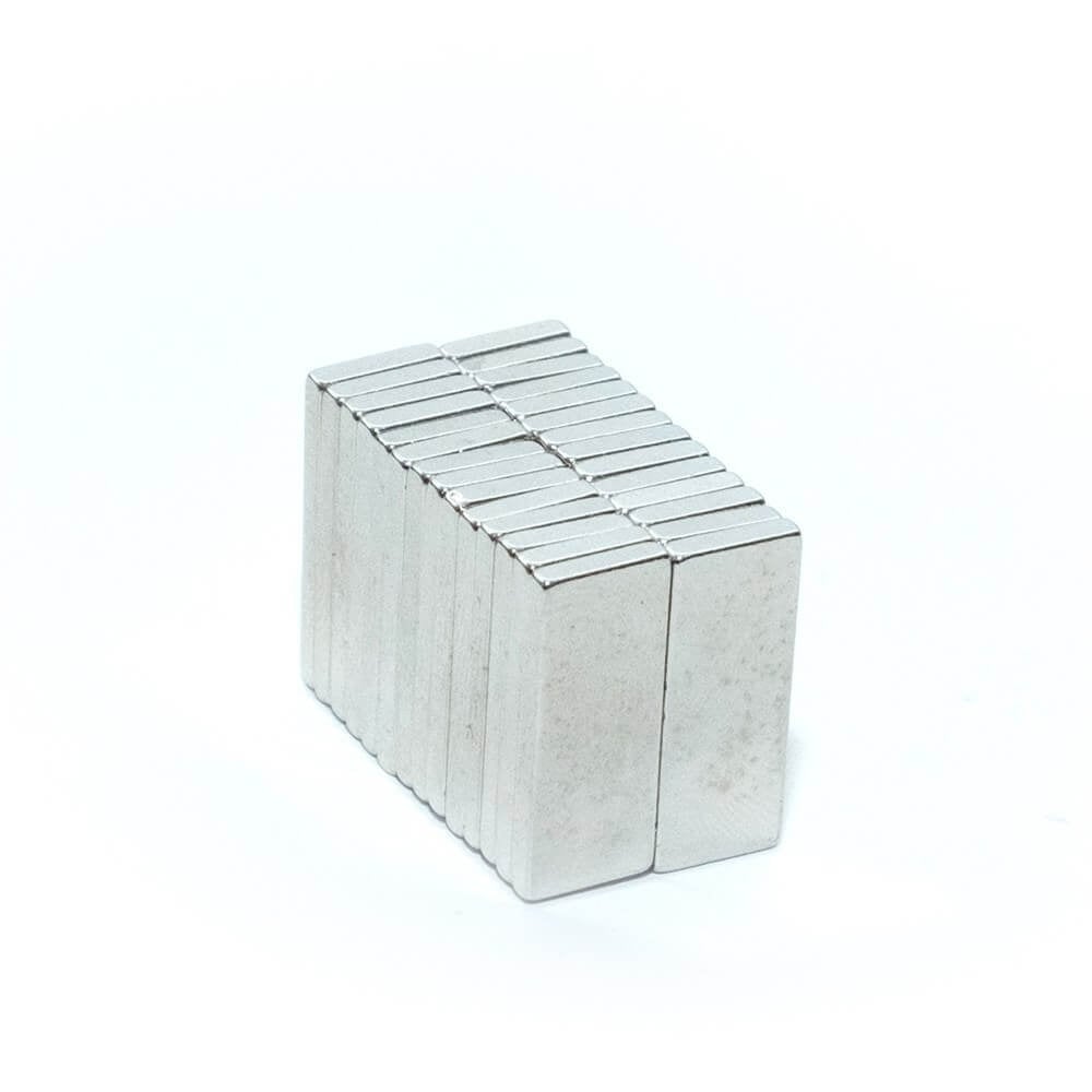 20x10x1mm Dikdörtgen Neodyum Mıknatıs