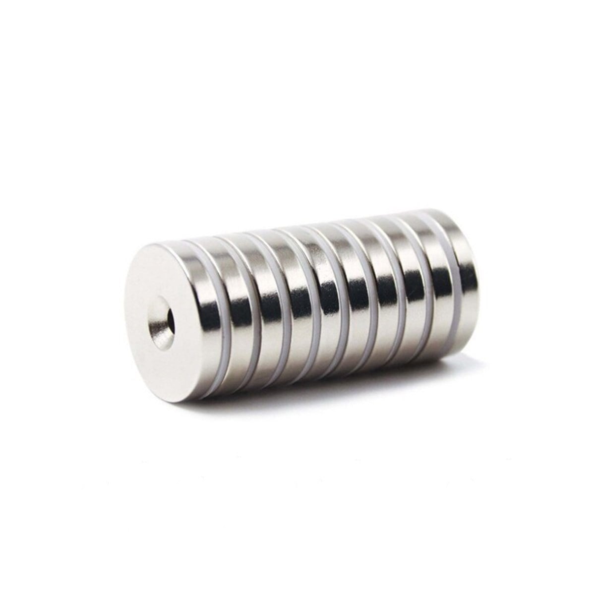25mm X 5mm - Havşa Delikli Neodyum Mıknatıs - Metrik 10/5,5