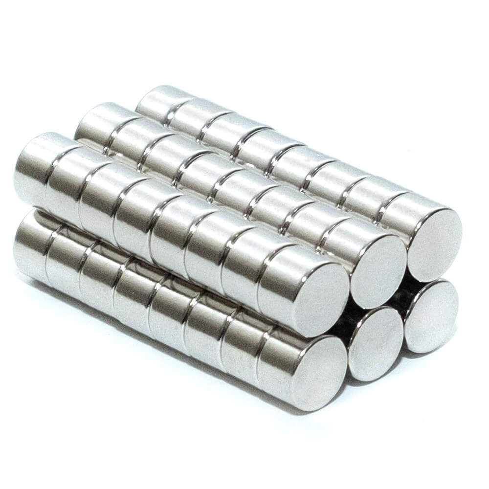 8mm X 5mm - Yuvarlak N35 Neodyum Mıknatıs
