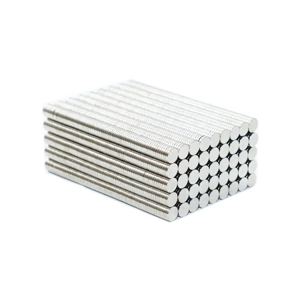 9mm X 1,5mm - Yuvarlak Güçlü Neodyum Mıknatıs