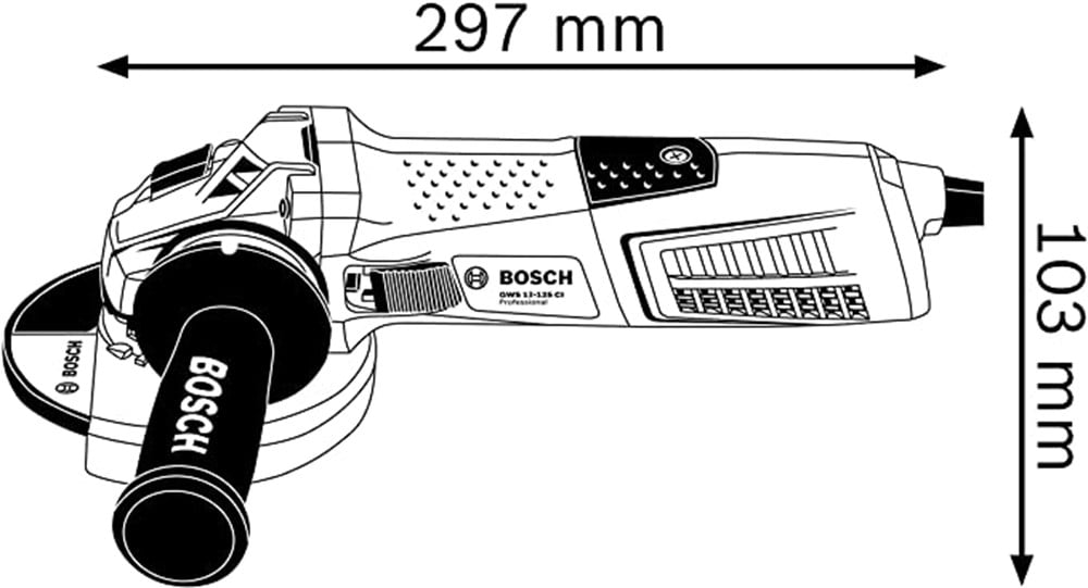BOSCH AVUÇ TAŞLAMA GWS 13-125 CIE