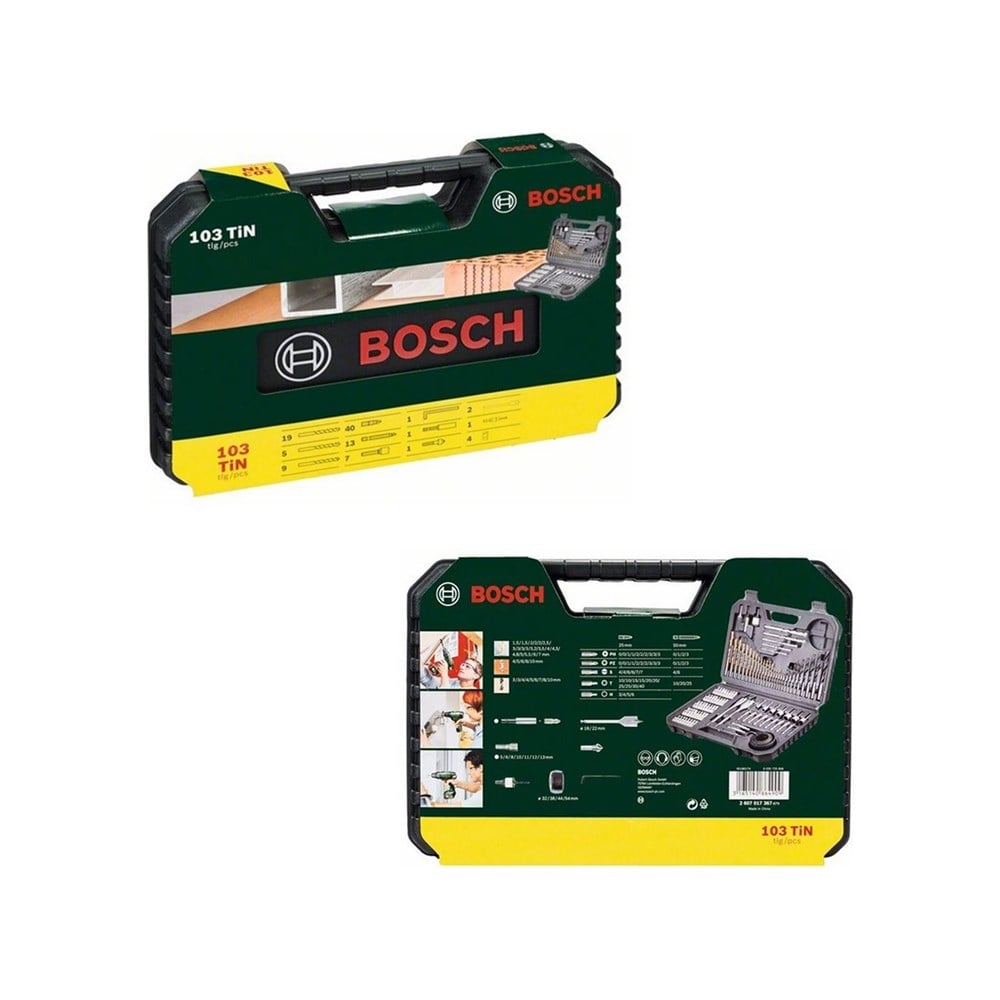 Bosch V-Line 103 Parça Karışık Aksesuar Seti - 2607017367