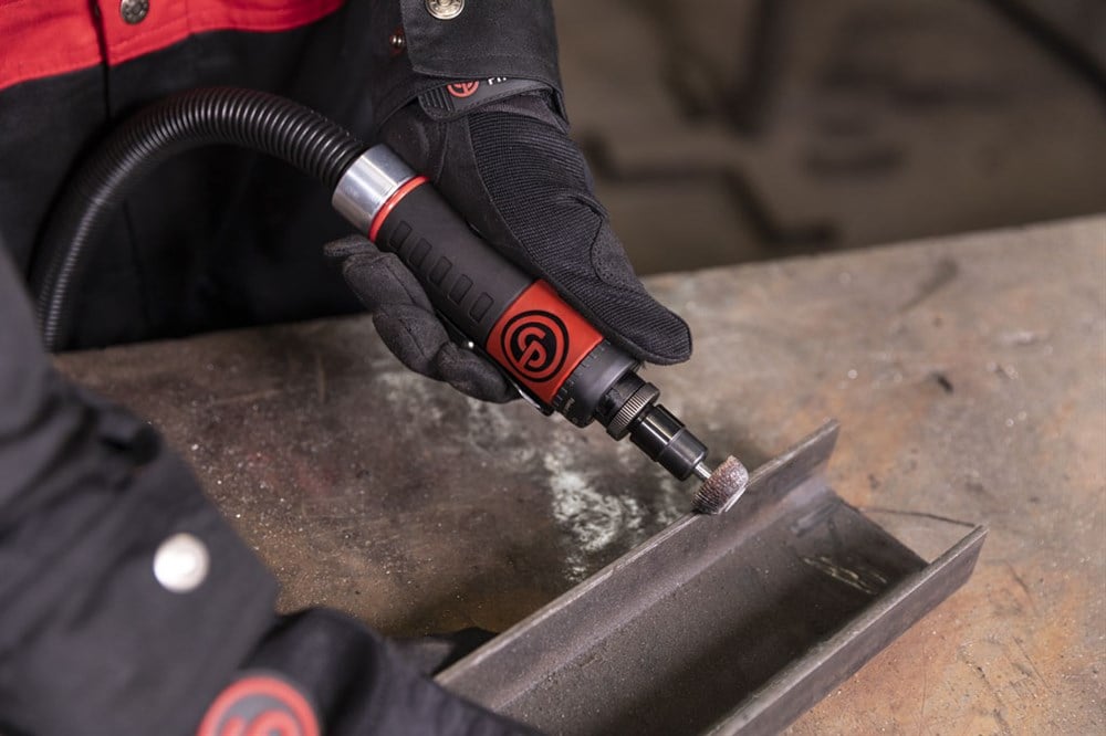 Chicago Pneumatic CP7405 Düz Tip Havalı Avuçiçi Kalıpçı Taşlama